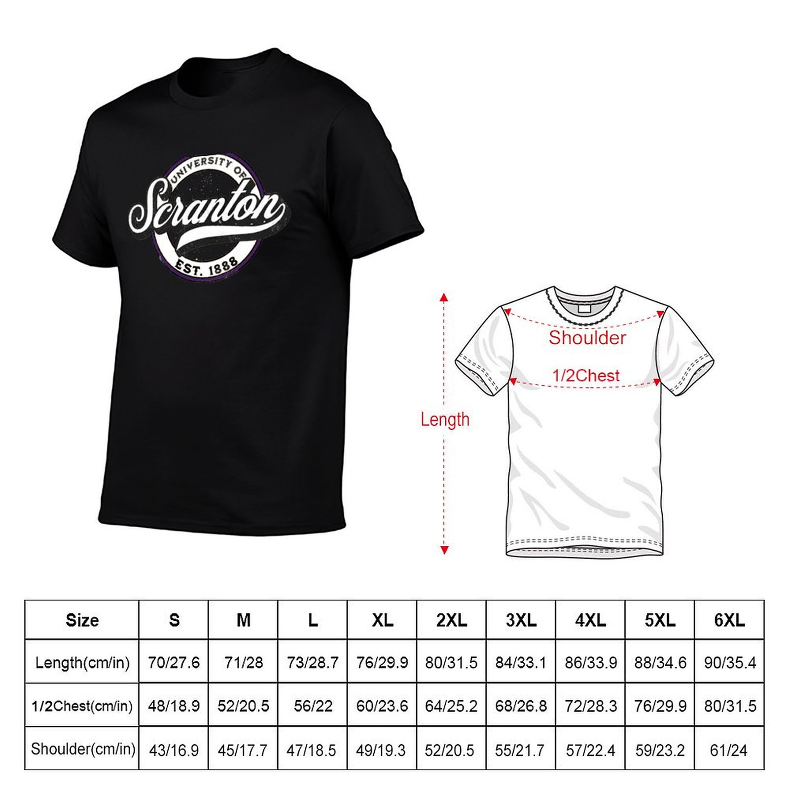 Camiseta de la Universidad de  - Men'S Fashion University reseña y precio
