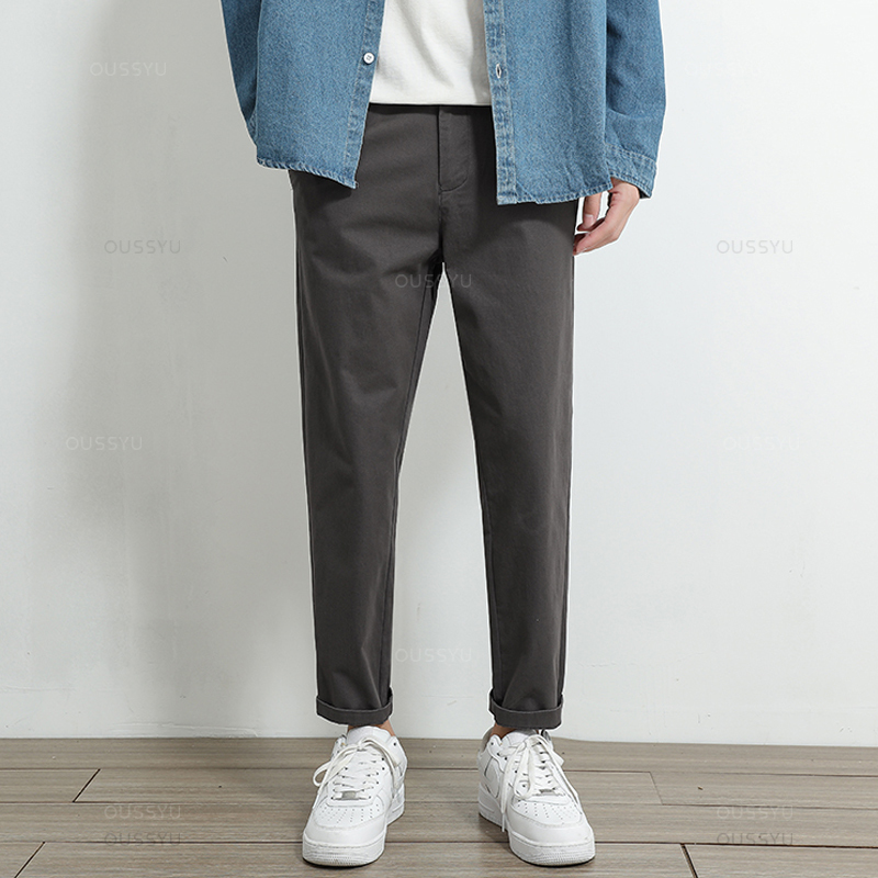 Pantalones Casuales Chino Caqu - Men'S Fashion Khaki Pants reseña y precio
