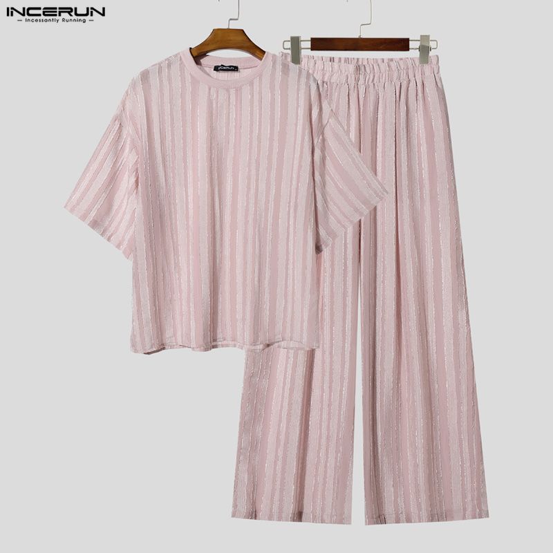 Conjuntos INCERUN para Hombre, - Men'S Fashion Loose Pants reseña y precio