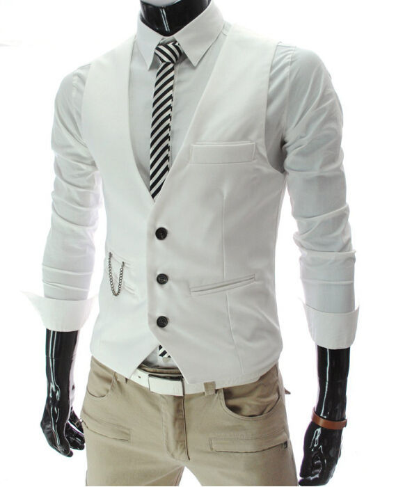 2026 Nuevo Chaleco de Traje Gr - Formal Waistcoat Vest reseña y precio