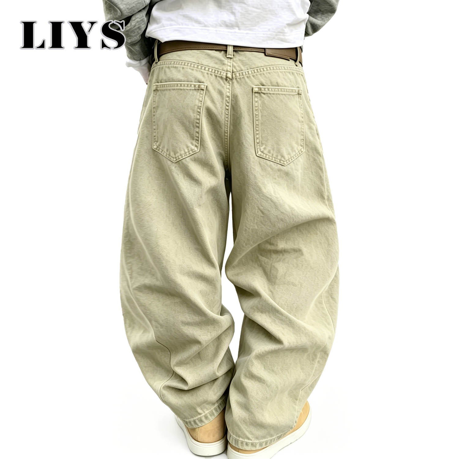 Pantalones vaqueros LIYS para  - Men'S Fashion Khaki Pants reseña y precio
