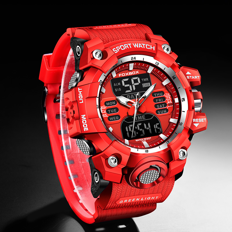 FOXBOX Reloj militar para homb - Men'S Fashion Zone reseña y precio