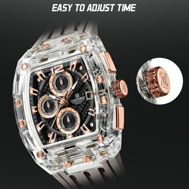 Reloj de Cuarzo Cronógrafo NAV - Men'S Fashion Box reseña y precio