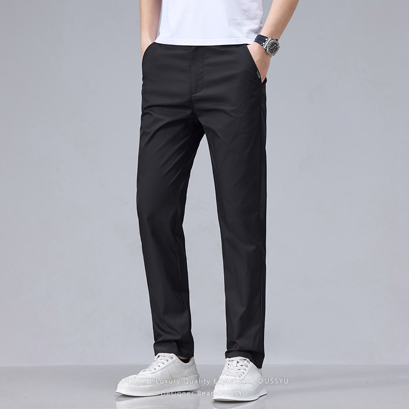 Pantalones Casuales de Verano  - Men'S Fashion Khaki Pants reseña y precio