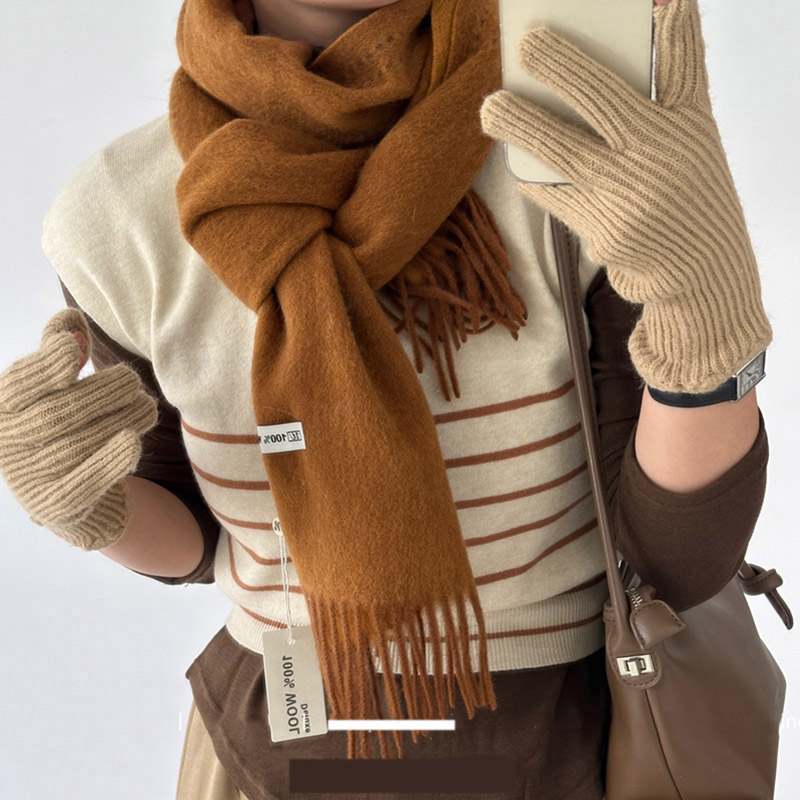 Bufanda elegante de lana 100%  - Men'S Fashion Korea reseña y precio