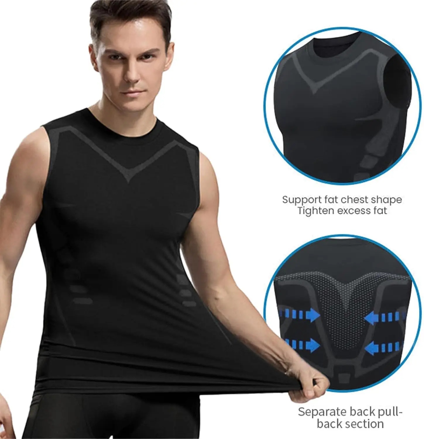 Camiseta Deportiva de Compresi - Muscle Tee Workout reseña y precio