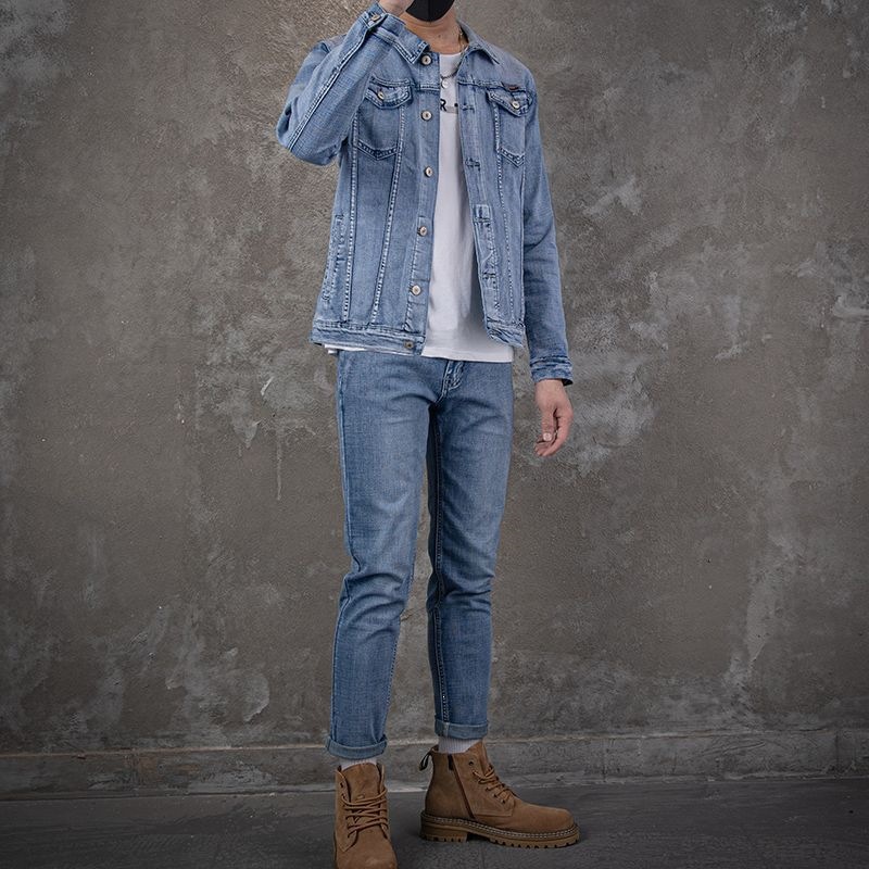 Conjunto de Chaqueta de Mezcli - Men'S Fashion Loose Pants reseña y precio