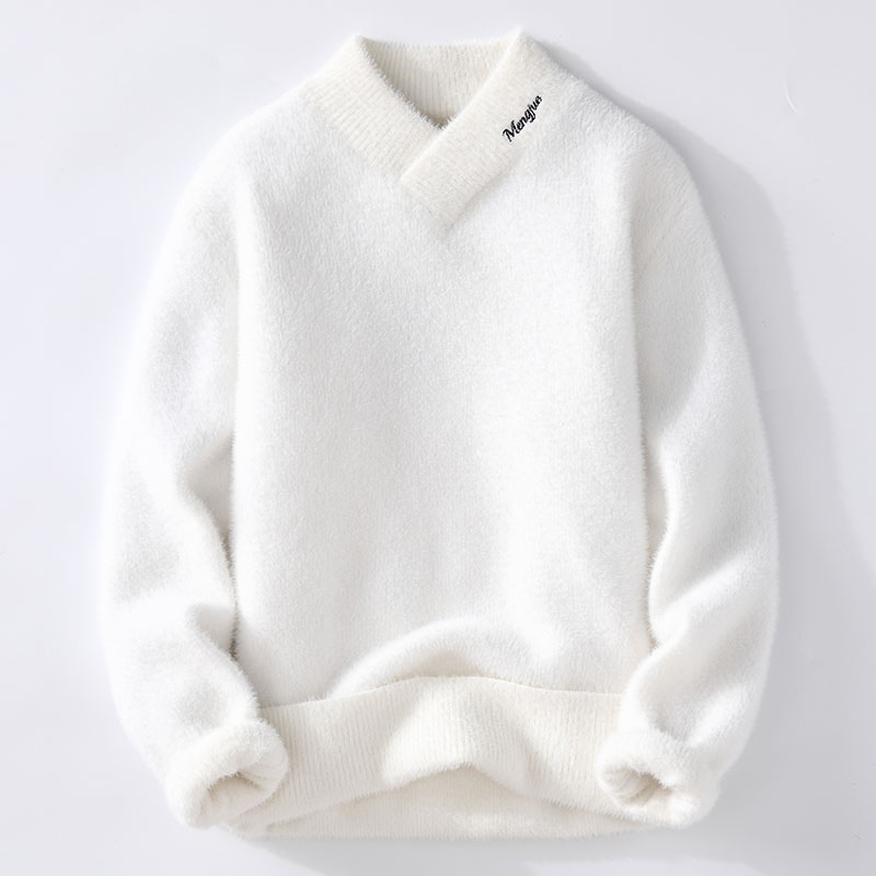Suéteres de invierno para homb - Men'S Fashion V Neck Sweater reseña y precio