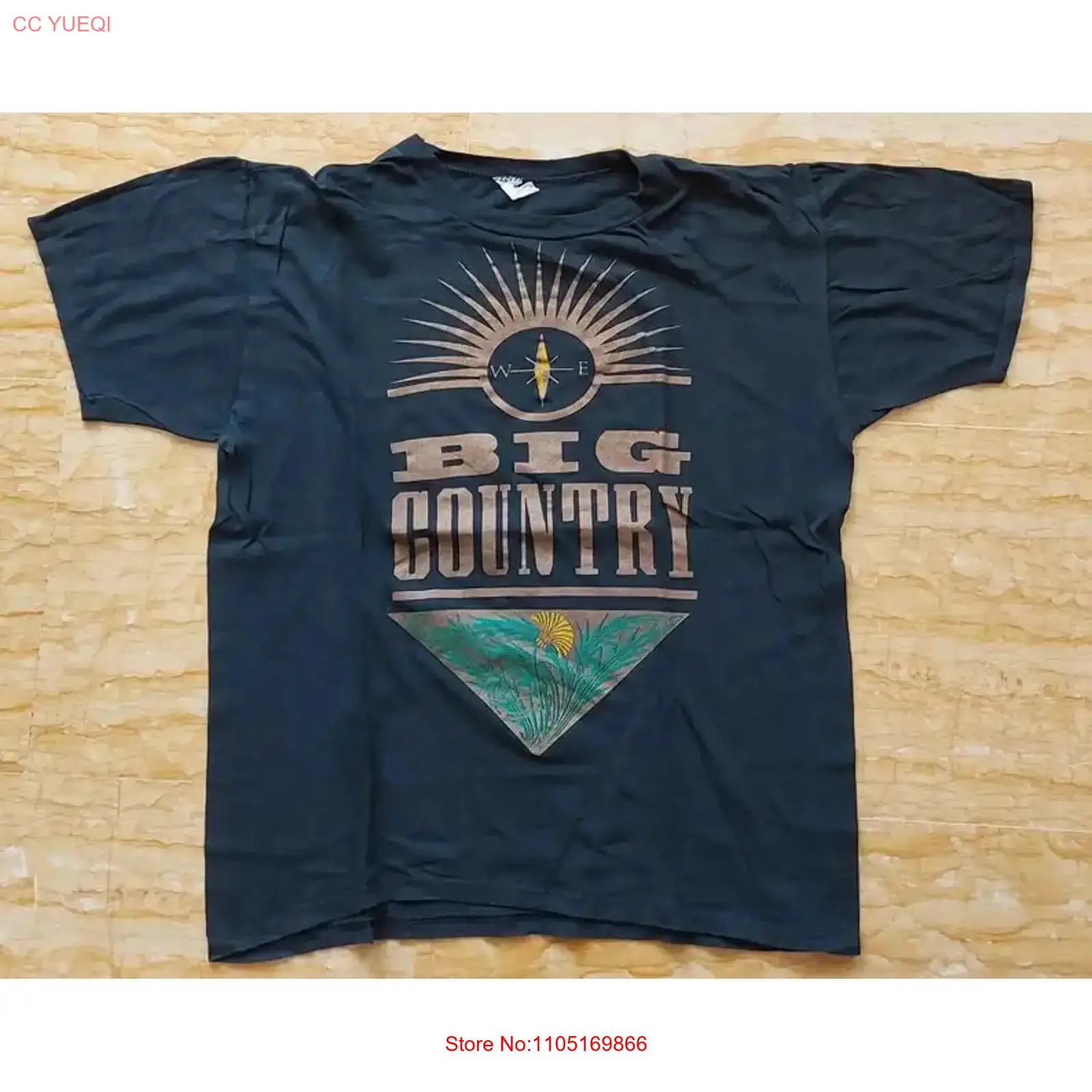 BIG COUNTRY vintage '83 camise - Mens Fashion Black Shirt reseña y precio
