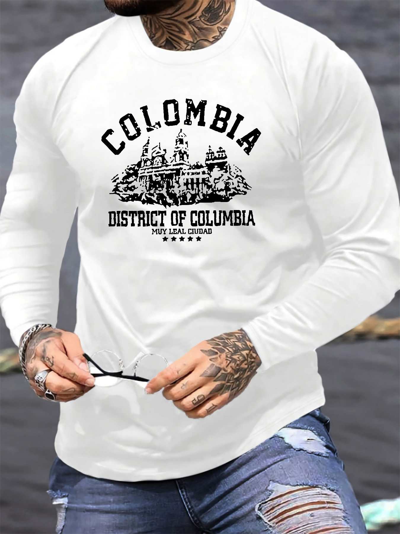 Camiseta de manga larga para h - Mens Fashion Casual reseña y precio