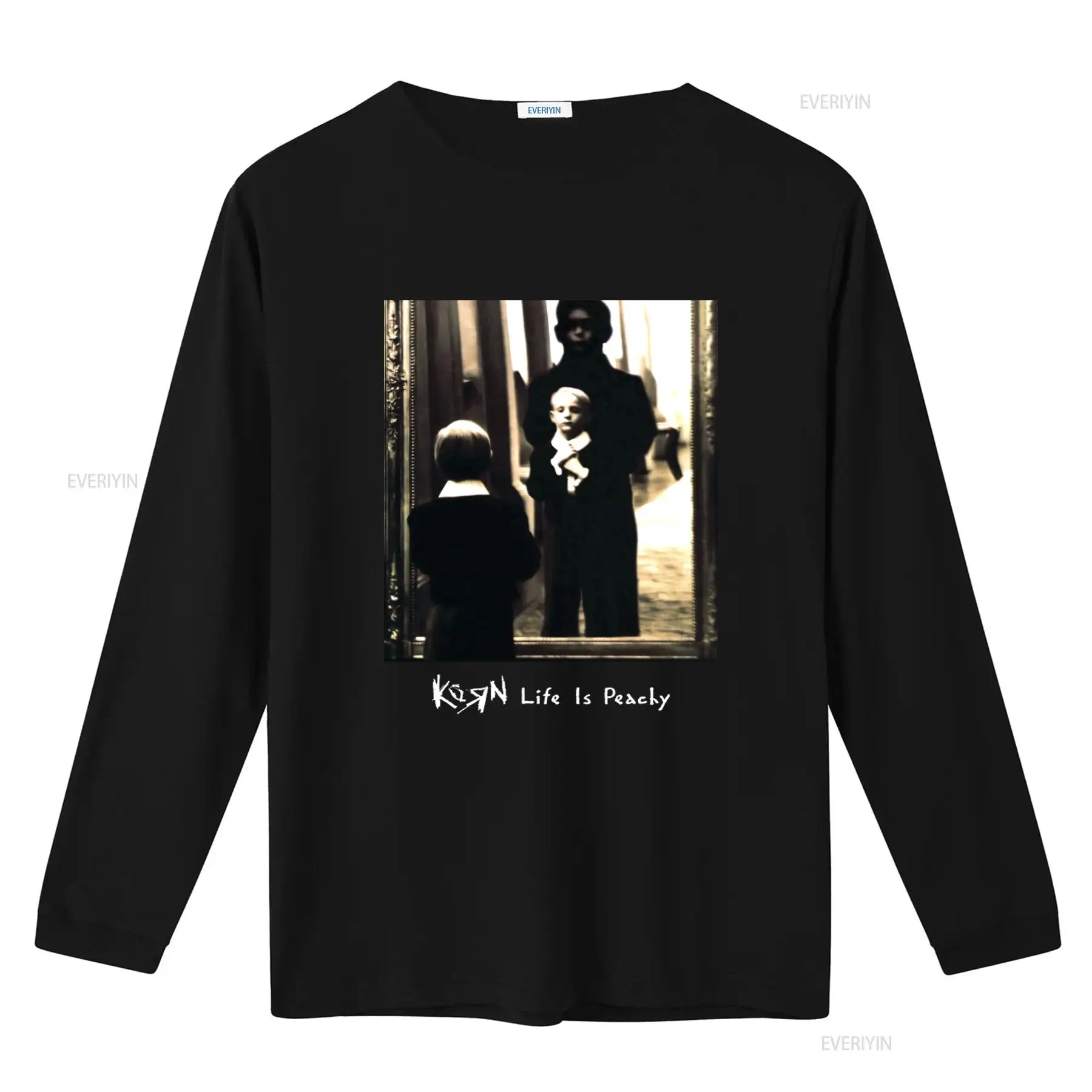 Camiseta de Algodón con Estamp - Mens Fashion Black Shirt reseña y precio
