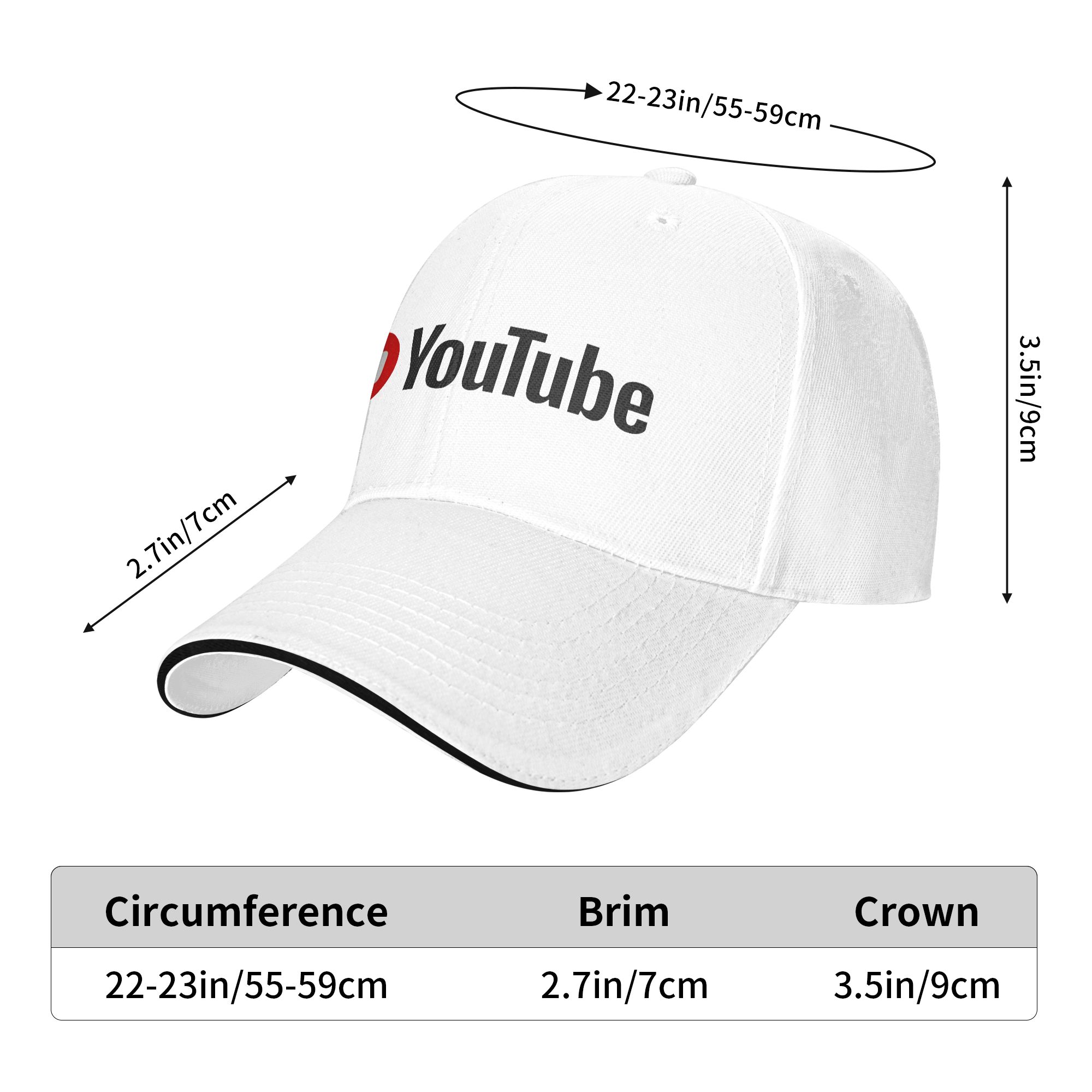 Gorra de Béisbol YouTube Sun,  - Men Fashion Youtuber reseña y precio