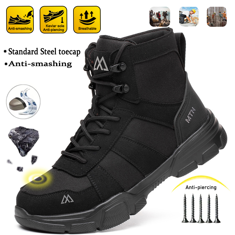 Botas de minería antipinchazos - Mens Fashion Chinos reseña y precio