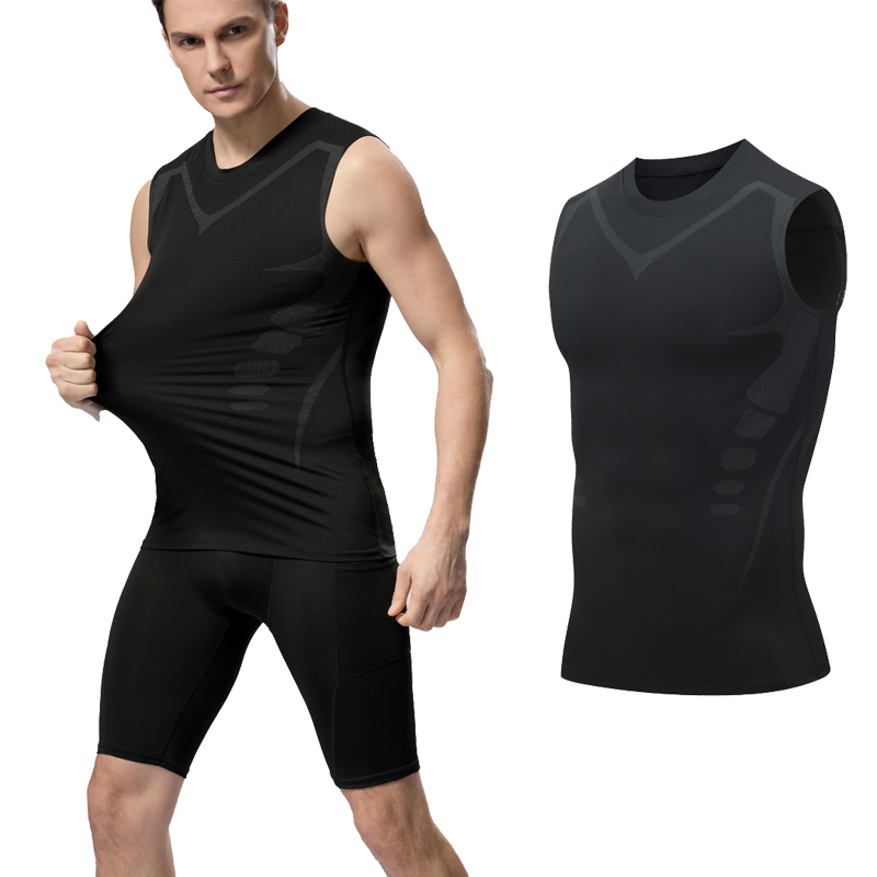 Camiseta sin mangas de compres - Muscle Tee Workout reseña y precio