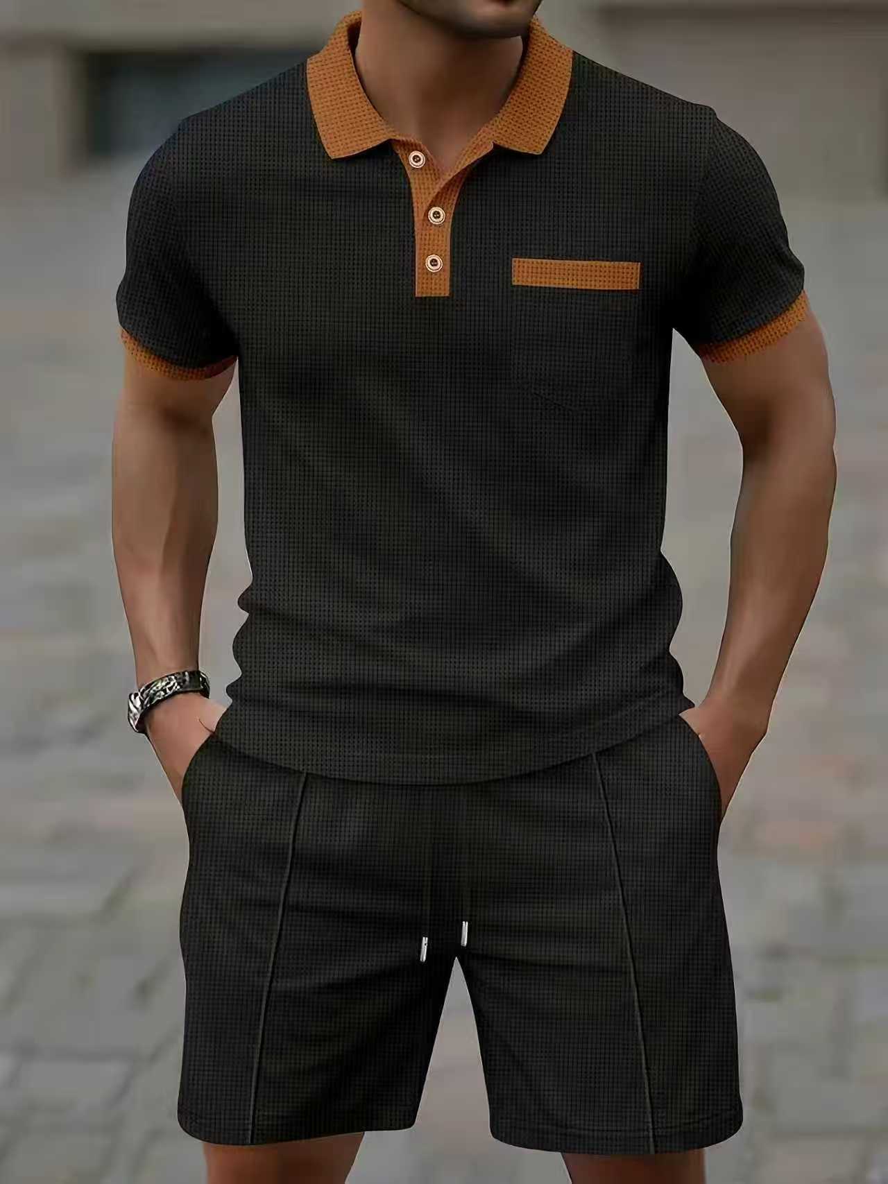 Conjunto de camiseta polo y pa - Mens Fashion Clothes reseña y precio