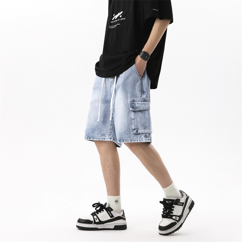 Pantalones Cortos de Mezclilla - Men'S Fashion Loose Pants reseña y precio