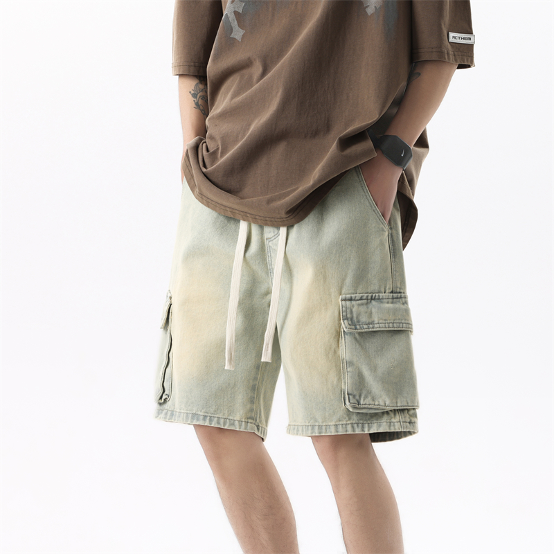 Pantalones Cortos de Mezclilla - Men'S Fashion Loose Pants reseña y precio