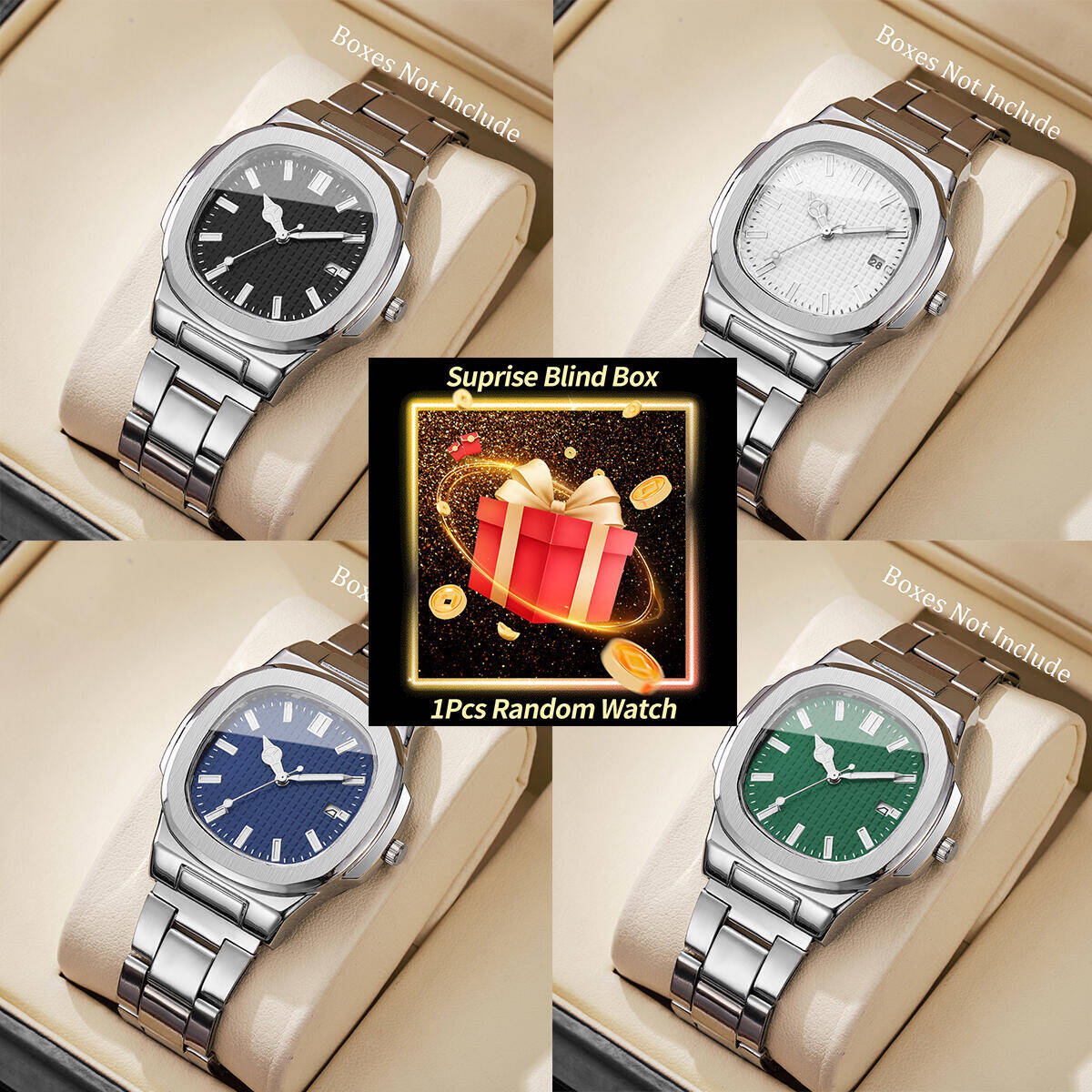 Reloj misterioso sorpresa, caj - Men'S Fashion Box reseña y precio