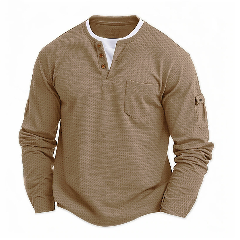 Nueva camisa de manga larga pa - Mens Fashion Casual reseña y precio