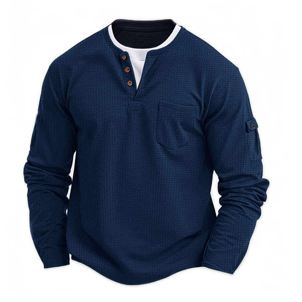 Nueva camisa de manga larga pa - Mens Fashion Casual reseña y precio